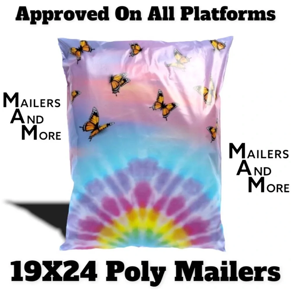 19x24 (10 qty Colorful Poly Mailers Variety Bundle - Picture 6 of 8